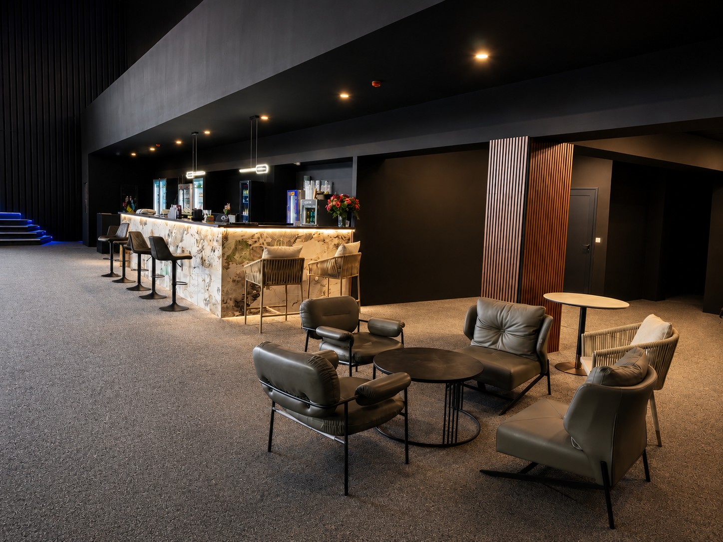 Lounge Area at Premier Padel Club